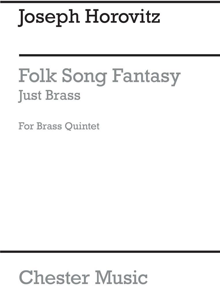 Just Brass 33 Horovitz Folk Song Fantasy 5 Part